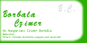 borbala czimer business card