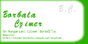 borbala czimer business card